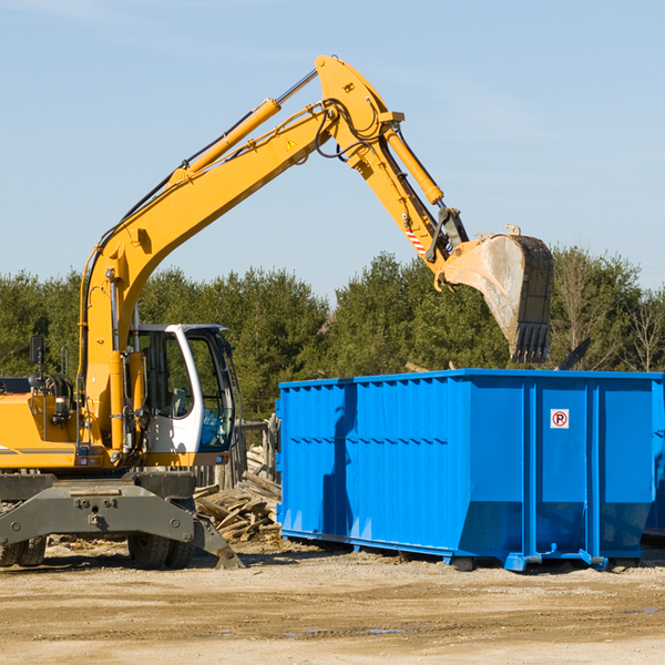 are there any restrictions on where a residential dumpster can be placed in Monson CA